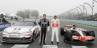 Foto zur News: Hamilton gab in Watkins Glen NASCAR-Premiere