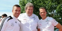 Foto zur News: Schumi trifft Poldi: Zwei "kölsche Jungs" unterwegs