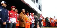 Foto zur News: Schweigeminute für verstorbenen Streckenarbeiter