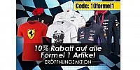 Foto zur News: Neuer Fanshop: 10% Rabatt auf alle Formel-1-Artikel sichern!