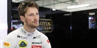 Foto zur News: Grosjean denkt an die Familie: "Bin hoch versichert"