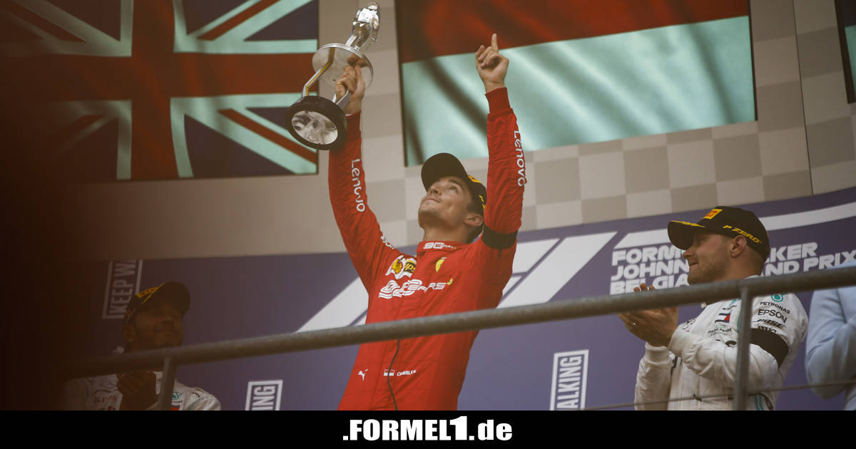 Charles Leclerc widmet Anthoine Hubert in Belgien seinen ersten Sieg
