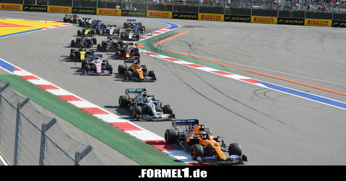 Formel 1 LIVE in Sotschi: Zeitplan, TV-Übertragung ...