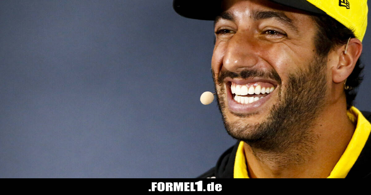 "Sprachtalent" Daniel Ricciardo flachst mit TV-Journalistin