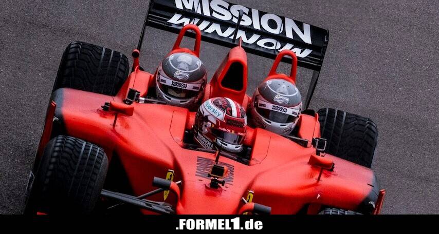 Fotos: Charles Leclerc im Formel-1-Dreisitzer von Ferrari