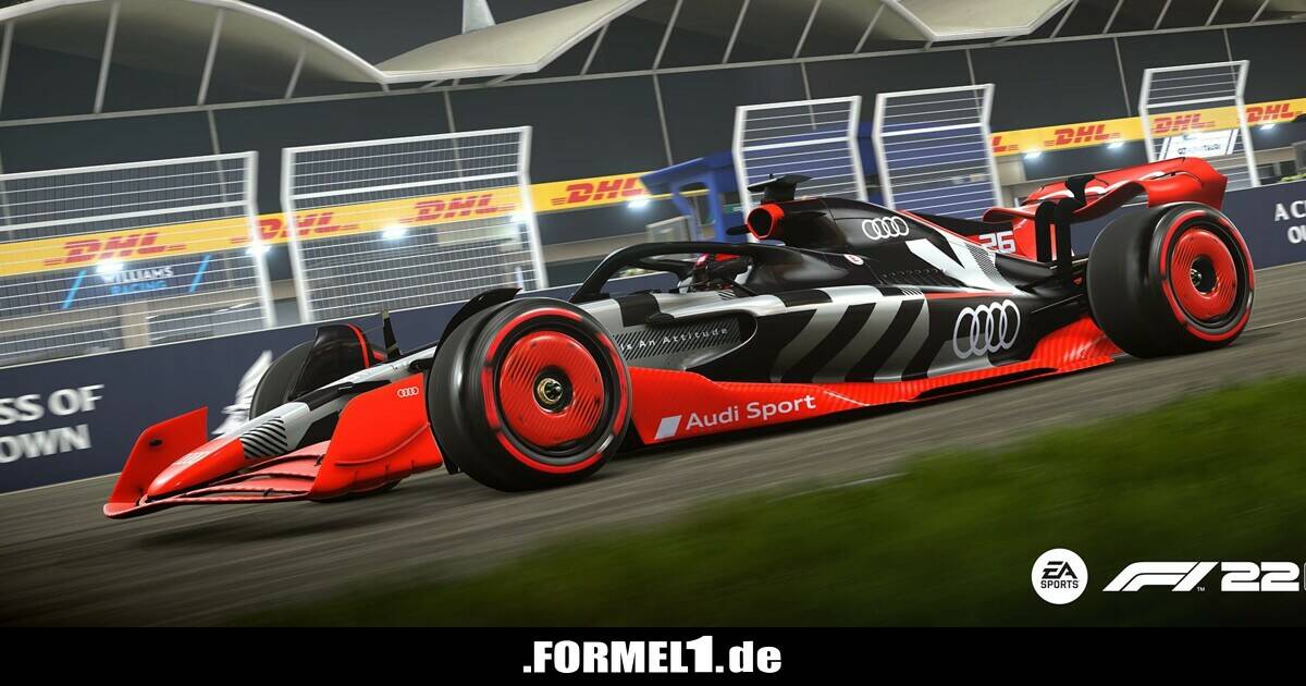 Audi-Auto in der Formel 1: Virtuell gibt's das schon jetzt!