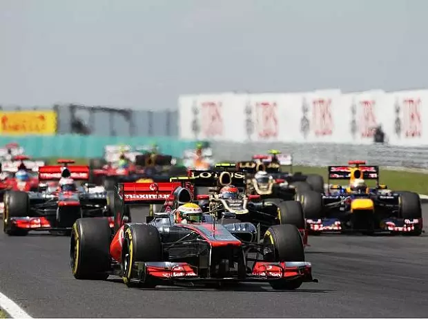 Foto zur News: Sieg vor der Sommerpause: Hamilton schlägt Lotus