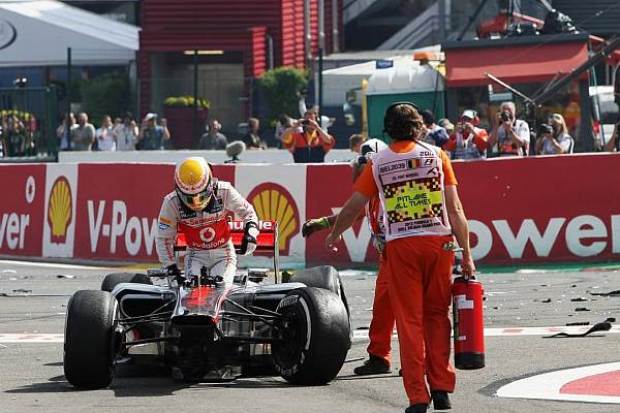 Foto zur News: Alonso erstmals k.o.: Button gewinnt in Belgien