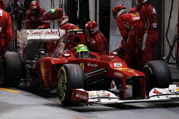 Foto zur News: Trotz Podium: Ferrari will die Performance verbessern