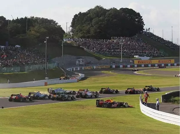 Foto zur News: WM völlig offen: Vettel dominiert in Japan