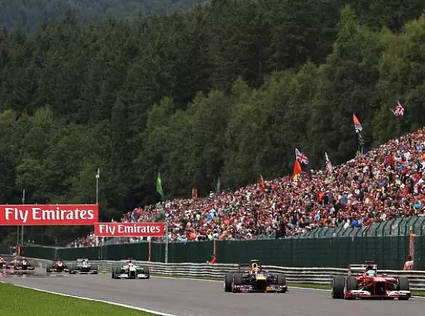 Foto zur News: Vettel souverän: Lockerer Sieg in Spa-Francorchamps