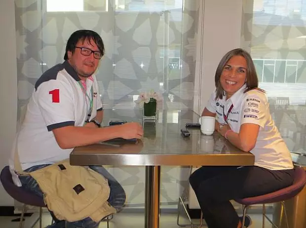 Foto zur News: An vorderster Front: Claire Williams im Interview