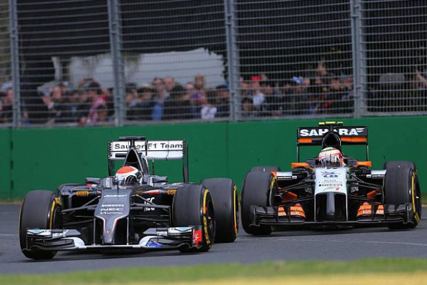 Foto zur News: Force India: Zweimal Ziel, einmal Punkte
