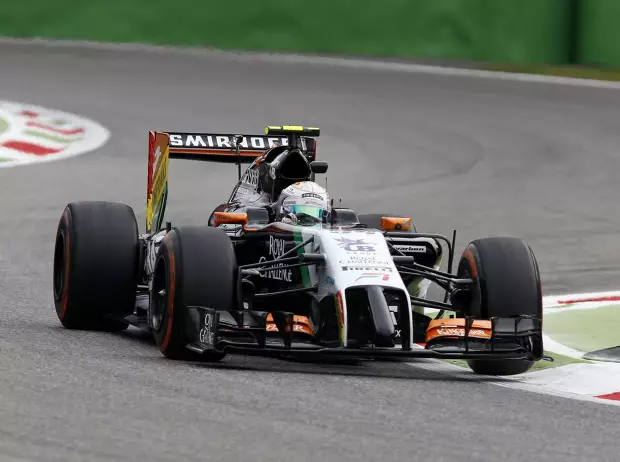 Foto zur News: Force India: Perez im Renntrimm schneller als Hülkenberg