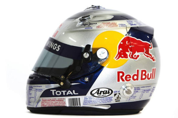 Helm von Sebastian Vettel Helm von Sebastian Vettel