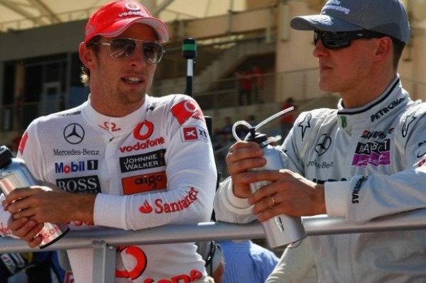 Michael Schumacher, Jenson Button