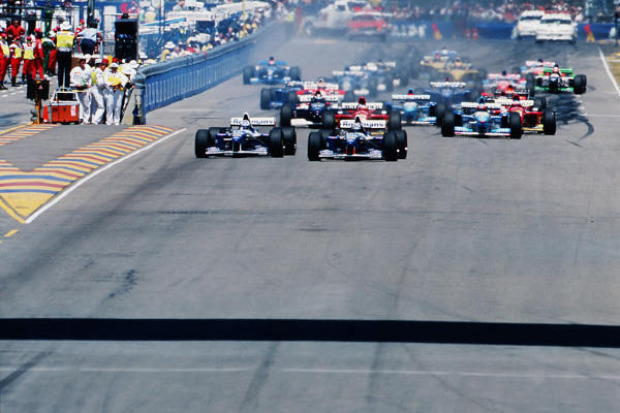 Foto zur News: 1995: Ein Australien-Grand-Prix für die Ewigkeit