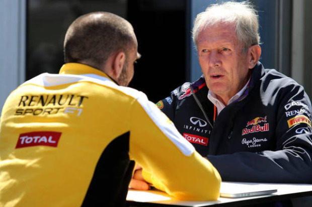 Cyril Abiteboul, Helmut Marko Cyril Abiteboul, Helmut Marko