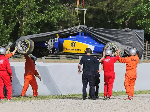 Foto zur News: Formel-1-Test Barcelona: Wehrlein voran, Unfall von Sauber