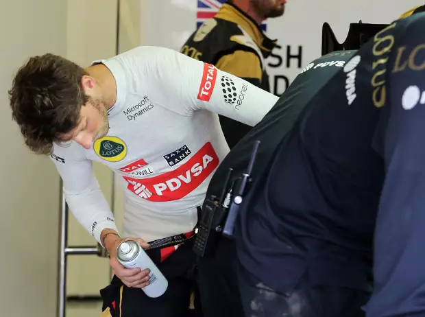 Foto zur News: Lotus: Palmer, Maldonado und "Putzhilfe" Grosjean