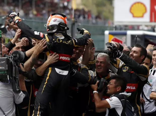 Foto zur News: Lotus feiert in Spa erstes Podium seit Austin 2013