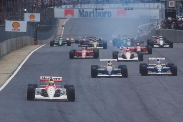 Foto zur News: 1991: Ein Brasilien-Grand-Prix für die Ewigkeit