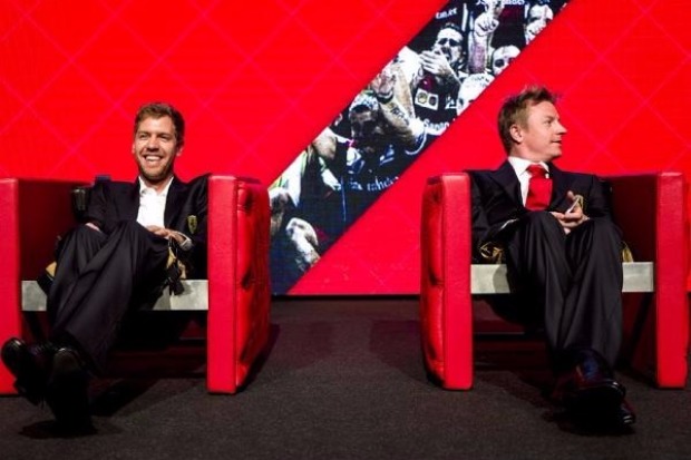 Foto zur News: Ferrari-Weihnachtsfeier: Vettel bedankt sich emotional