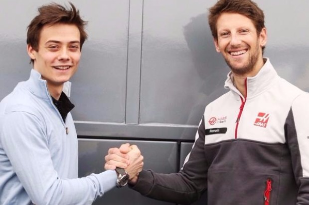 Jean-Denis Deletraz, Romain Grosjean Jean-Denis Deletraz, Romain Grosjean