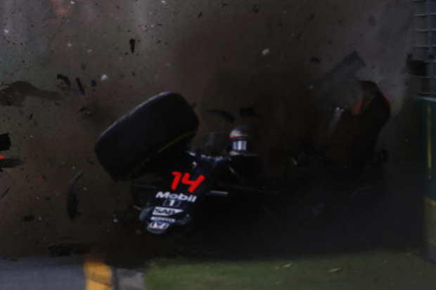 Foto zur News: FIA veröffentlicht Datenmaterial: Der Alonso-Unfall analysiert