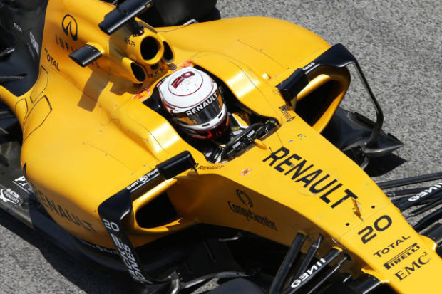 Foto zur News: Renault: Magnussen nörgelt, Reifenschäden beunruhigen