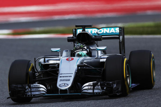 Foto zur News: Formel 1 Testfahrten Barcelona: Vettel schneller als Rosberg