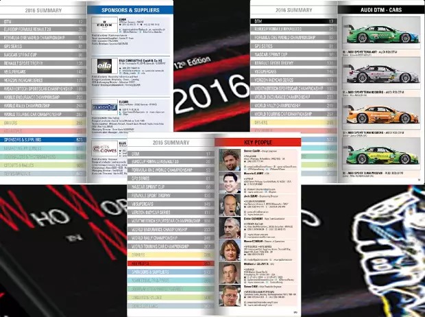 Foto zur News: Who Works in Motorsports 2016: Neue "Motorsport-Bibel" jetzt inklusive App!