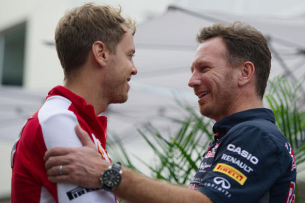 Sebastian Vettel, Christian Horner