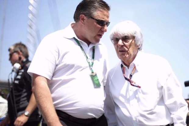 Bernie Ecclestone, Zak Brown