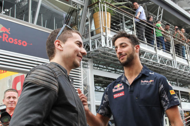 Jorge Lorenzo, Daniel Ricciardo Jorge Lorenzo, Daniel Ricciardo