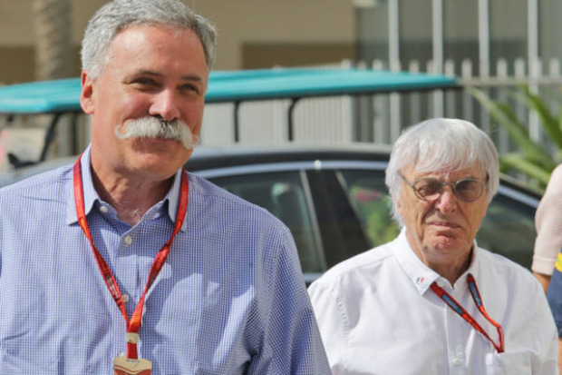 Bernie Ecclestone, Chase Carey Bernie Ecclestone, Chase Carey