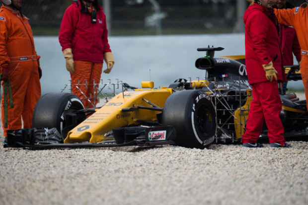 Foto zur News: Hülkenberg hinter Palmer: Kein reibungsloser Renault-Testtag