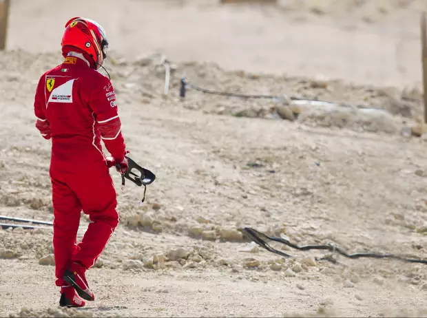 Foto zur News: Ferrari gibt Entwarnung: Kein Schaden bei Sebastian Vettel