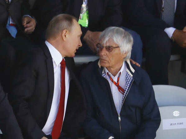 Wladimir Putin und Bernie Ecclestone Wladimir Putin und Bernie Ecclestone