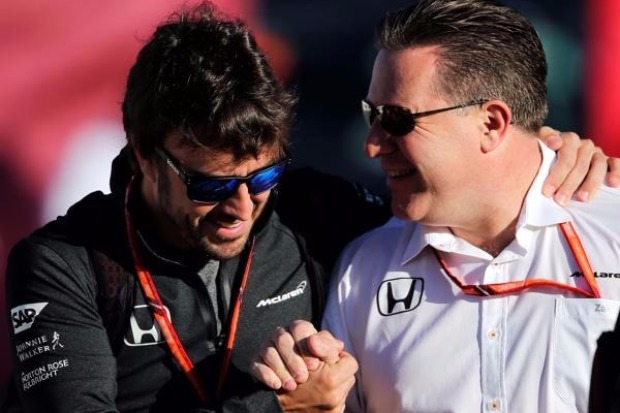 Fernando Alonso, Zak Brown