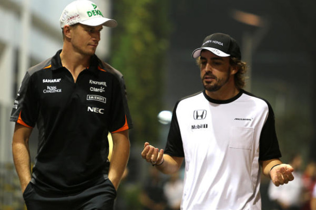 Nico Hülkenberg, Fernando Alonso Nico Hülkenberg, Fernando Alonso