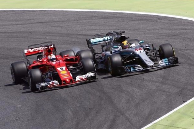 Sebastian Vettel, Lewis Hamilton Sebastian Vettel, Lewis Hamilton