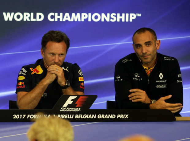Christian Horner, Cyril Abiteboul Christian Horner, Cyril Abiteboul
