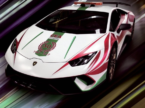 Foto zur News: Monza-Start: Wieso raste ein Lamborghini dem Feld hinterher?