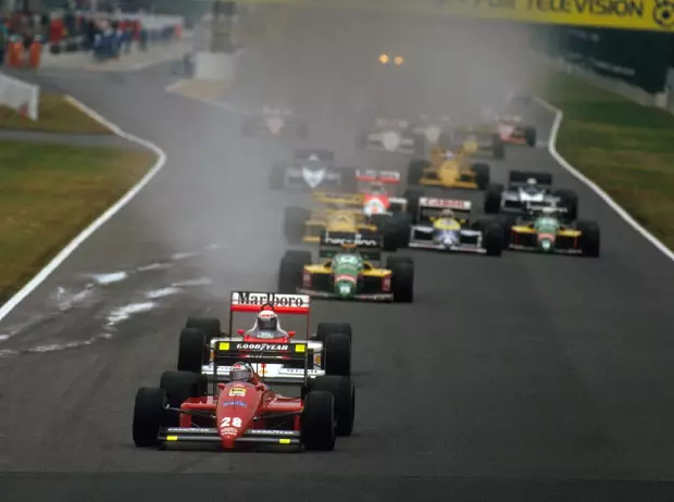 Foto zur News: 1987: Ein Japan-Grand-Prix für die Ewigkeit
