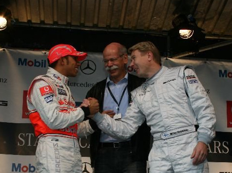 Lewis Hamilton, Mika Häkkinen Lewis Hamilton, Mika Häkkinen