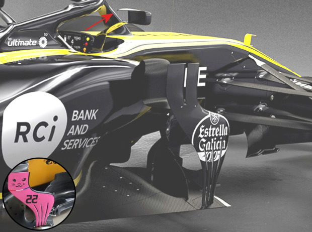 Foto zur News: Technik-Check: Hat Renault beim RS18 etwas zu verbergen?