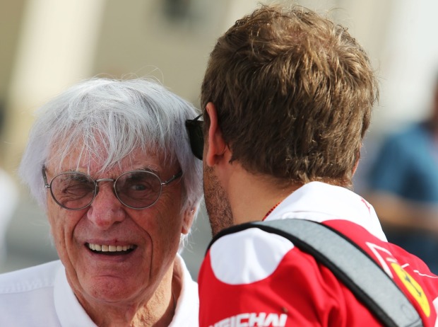Bernie Ecclestone, Sebastian Vettel Bernie Ecclestone, Sebastian Vettel