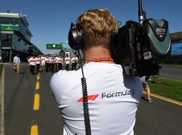 Kameramann bei der Formel 1