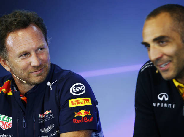 Christian Horner, Cyril Abiteboul Christian Horner, Cyril Abiteboul